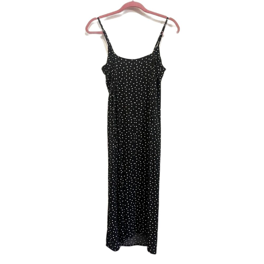 Abercrombie & Fitch Black Polka Dot Mini Dress Women's Size Small - Picture 2 of 10